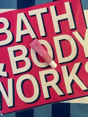 NWT Bath & Body Works Liplicious Pink Cotton Candy Lip Gloss